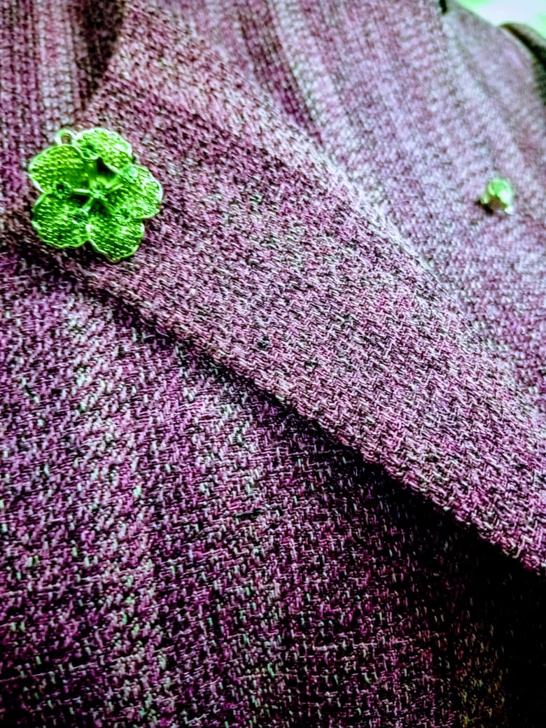 Aubergine/Pink Jacket